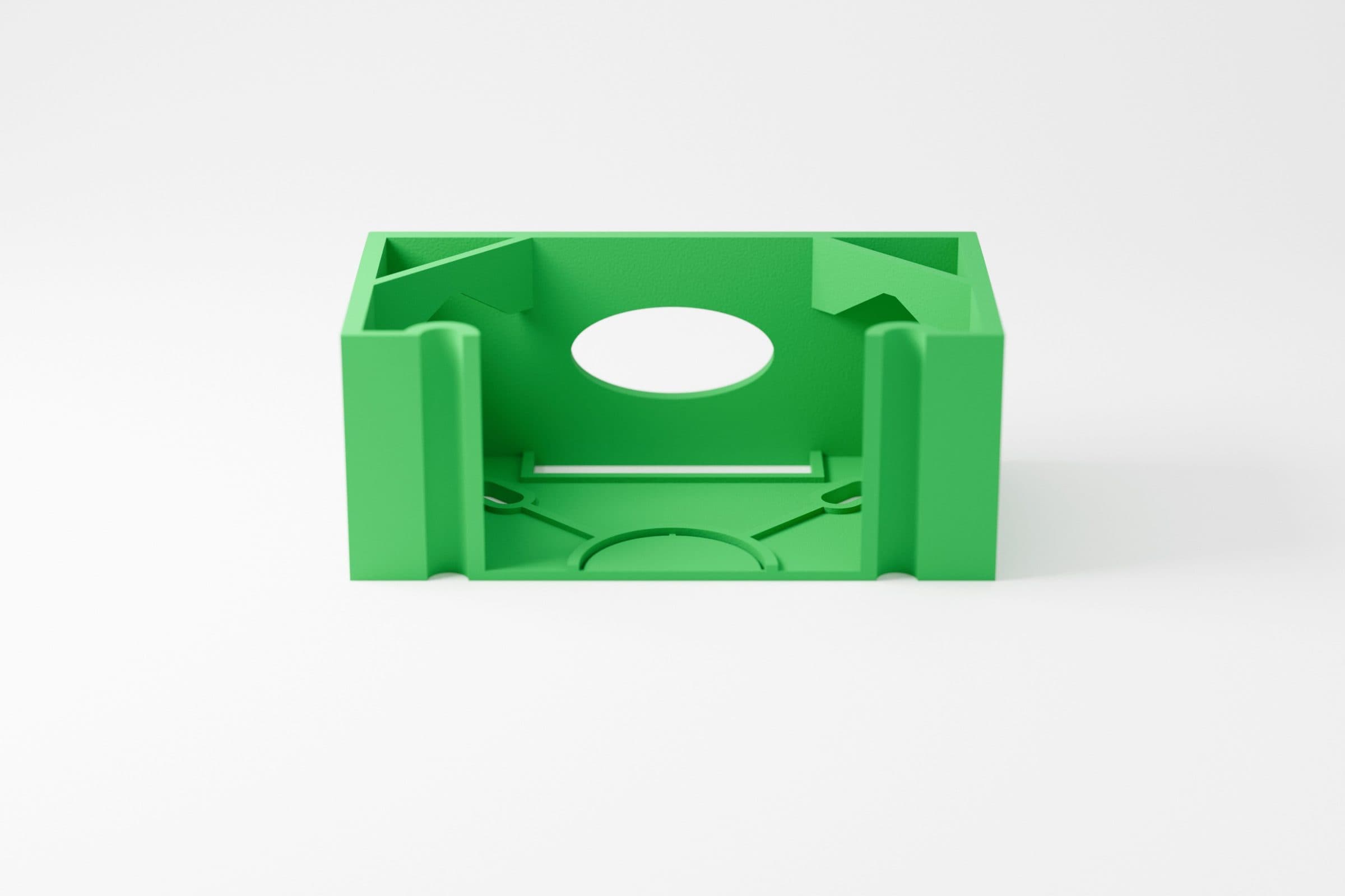XLR box cross-section